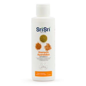 Sri Sri Tattva Shampoo ayurvédico con proteínas x 200 ml.