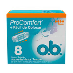 O.B Tampones Pro Confort x8 unidades