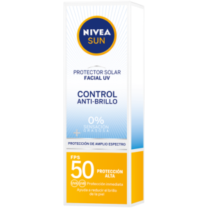 Nivea Sun Protector Facial Control Anti Brillos FPS50 x50ml