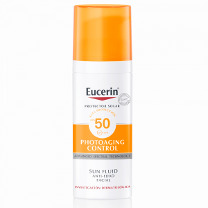 Eucerin Sun Protección Solar Facial Photoaging Control Fluido Anti-Edad  FPS 50 x50ml