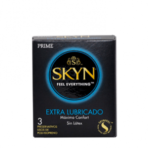 Prime Skyn Extra Lubricado Preservativos sin látex