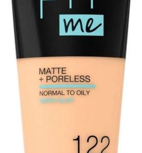 Maybelline Base de Maquillaje Fit Me Matte + Poreless 122 Creamy Beige
