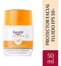 Eucerin Sun Protección Solar Facial Sensitive Protect Matificante FPS50 Fluido x50ml